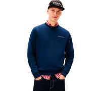 Tommy Jeans Felpa TJM Reg Linear Crew DM0DM20249 Uomo Blu (Dark Night Navy) S