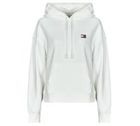 Tommy Jeans Felpa TJW BXY BADGE HOODIE EXT in Bianco EU M