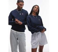 Tommy Jeans - Felpa unisex blu navy con logo XS