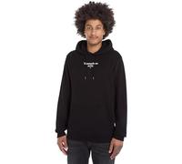 Tommy Jeans Felpa Uomo con Cappuccio, Nero (Black), XXL