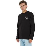 Tommy Jeans Felpa Uomo senza Cappuccio, Nero (Black), M