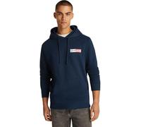 Tommy Jeans Uomo Felpa Entry Graphic con Cappuccio, Blu (Dark Night Navy), XS