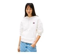 Tommy Hilfiger Felpa Senza Zip Donna Bianco