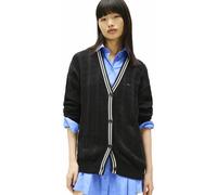 TOMMY JEANS Flag Cable W - maglione - donna M Black woman