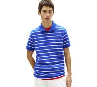 TOMMY JEANS Flat Stripe M - polo - uomo Blue/White M