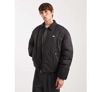 Tommy Jeans - Giacca bomber nera imbottita con colletto-Nero 46