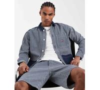 Tommy Jeans - Giacca di jeans lavaggio blu scuro in coordinato-Blu navy 50