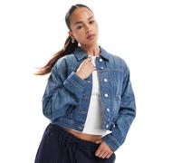 Tommy Jeans Pleated Trucker W - giacca tempo libero - donna XS Blue woman