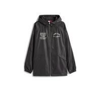 Tommy Jeans Giacca di mezza stagione nero / offwhite, Taglia S