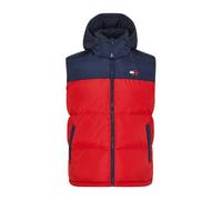 Tommy Jeans - Giacca Imbottita Senza Maniche Bicolore Rossa - - Jackets - Uomo - Rosso - L