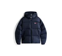 Giacca con cappuccio Tommy Jeans Alaska Down Puffer blu navy - M