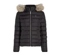 Tommy Jeans Donna Piumino Basic Hooded Down Jacket con Cappuccio, Nero (Black), 4XL