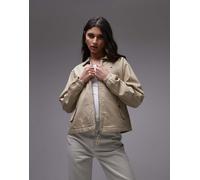 Tommy Jeans - Giacca vestibilità classica color sabbia con colletto-Neutro S