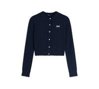 TOMMY JEANS Pointelle Cardigan W - maglia a maniche lunghe - donna Blue M