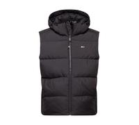 Gilet con cappuccio Tommy Jeans Essential Down Vest nero puro - M