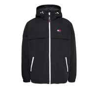 Tommy Jeans Giubbotto a Vento Imbottito Chicago Hilfiger Nero