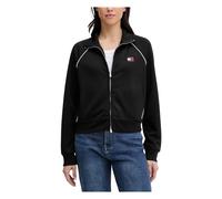Tommy Jeans - Interlock Knit Track Jacket - - Sport - Donna - Nero - M