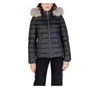 Tommy Jeans, ,Jackets ,Donna ,Nero ,L Giacca nera con cappuccio e zip