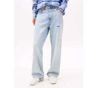 Tommy Jeans - Jamie - Jeans ampi dritti lavaggio chiaro con strappi-Blu W34 L32