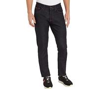 Tommy Jeans Jeans Uomo Scanton Slim Elasticizzati, Nero (Rinse), 34W / 34L
