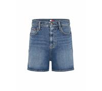 Tommy Jeans - Pantaloncini di jeans mom fit lavaggio medio-Blu W27