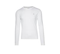 Tommy Jeans Maglietta Maniche Lunghe Uomo TJM Original Maniche Lunghe, Bianco (Classic White), L