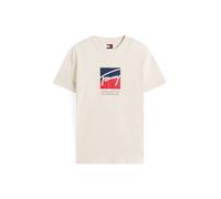 Tommy Jeans Maglietta beige / blu / rosso Uomo Tommy Jeans S