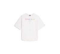 Tommy Jeans Maglietta blu cielo / giallo / rosa / bianco Donna Tommy Jeans L