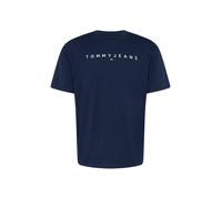 Tommy Jeans Maglietta blu scuro / bianco Uomo Tommy Jeans L blu scuro / bianco