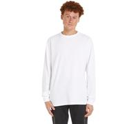 Tommy Jeans Maglietta da Uomo Tjm Reg LS Waffle L/S, Bianco, XL