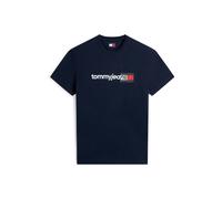 Tommy Jeans Maglietta 'Essential' blu scuro / rosso / bianco Uomo - PROMO - Maglie e T-shirt - T-shirt Tommy Jeans L