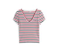 Tommy Jeans Maglietta 'ESSENTIAL' rosso / nero / bianco Donna Tommy Jeans L rosso / nero / bianco