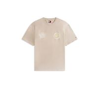 Tommy Jeans Maglietta giallo / greige / bianco Uomo Tommy Jeans XS