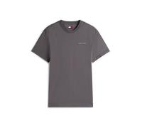 Tommy Jeans Maglietta a maniche corte Uomo TJM Slim Linear Chest Tee Grigio (Washed Black) XXL