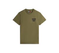 Tommy Jeans Tjm Slim Entry Bills SS Tee Dm0Dm22321 Maglietta S/S, Green (Dark Greenery), M Adulto