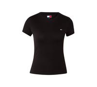 Tommy Jeans Tjw Slim C-Neck Tee Dw0Dw20459, Maglietta a Maniche Corte, Donna, Nero (Black), L