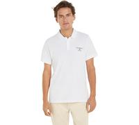Tommy Jeans Maglietta Polo Maniche Corte Uomo Tjm Slim Corp Polo Regular Fit, Bianco (White), XXL
