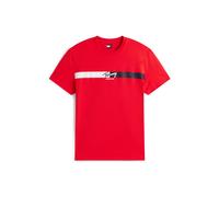 Tommy Jeans Maglietta rosso / nero / bianco Uomo Tommy Jeans M