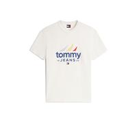 Tommy Jeans Maglietta 'SAILING' crema / blu scuro / giallo / rosso Uomo - Abbigliamento - Taglie comode - Maglie e T-shirt Tommy Jeans XXL