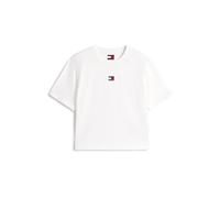 Tommy Hilfiger - Badge T-shirt - - Tops - Donna - Bianco - M