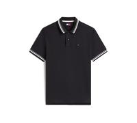 Tommy Jeans Maglietta 'Tommy Flag Regular Fit Tipped' nero / bianco Uomo Tommy Jeans M