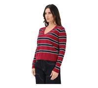Tommy Jeans - Maglioncino scollo a V - - Knitwear - Donna - Multicolore - M