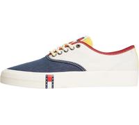 Tommy Jeans Men's Archive Vulc Y2K Color Block EM0EM01728 Low Top, Blu (Dark Night Navy), 42