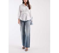 Tommy Jeans - Mia - Jeans dritti comodi a vita medio alta blu lavaggio medio W29 L32