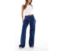 Tommy Jeans - Mia - Jeans dritti vestibilità comoda a vita media lavaggio scuro-Blu W29 L32