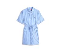 Chemisier corto, a righe, allacciato in vita Blu S A righe