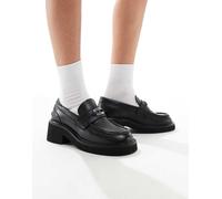 Tommy Hilfiger Jeans Black Leather High Heel Pumps - EU39/US9