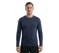 Tommy Jeans Original Ribbed Organic Cotton Long Sleeve T-shirt Blu L Uomo