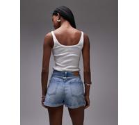 Tommy Jeans - Pantaloncini di jeans hot pants blu chiaro W26