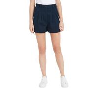 Tommy Jeans Pantaloncini Donna Claire Pleated Shorts Corti, Blu (Dark Night Navy), 31W